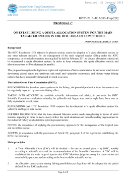 IOTC&ndash;2016&ndash;TCAC03&ndash;PropC[E] PROPOSAL C ON ESTABLISHING