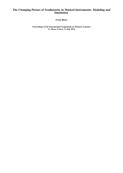 The Changing Picture of Nonlinearity in Musical Instruments