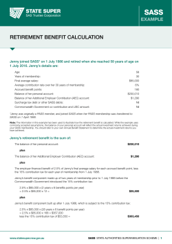 retirement benefit calculation