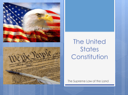 Creating the Constitution