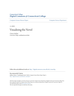 Visualizing the Novel - Digital Commons @ Connecticut College