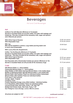 Beverages - Just Joe