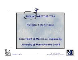 The Resume