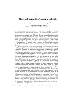 "Staccato: Segmentation Agreement Calculator" Andy L&uuml;cking