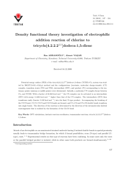 Density functional theory investigation of