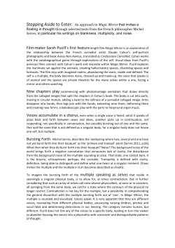 Stepping Aside to Enter