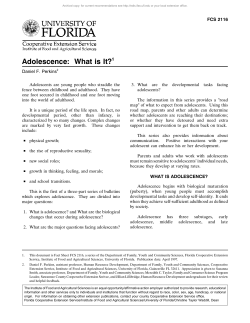 Adolescence - UFDC Image Array 2