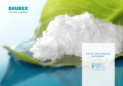 THE OIL AND CHEMICAL ADSORBENT