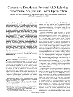Cooperative Decode-and-Forward ARQ Relaying: Performance