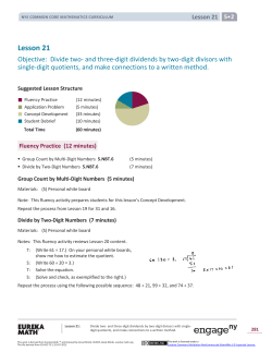 Lesson 21 - EngageNY