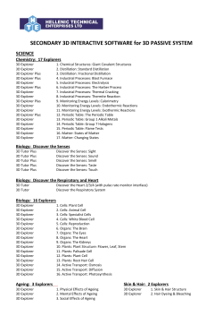 Amazing Interactives 3D Software