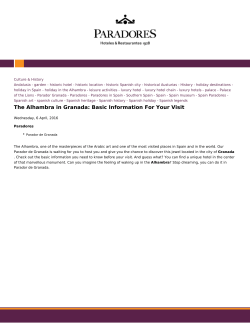 Paradores de Turismo - The Alhambra in Granada: Basic