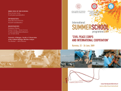 Civil peace corps - Provincia di Ravenna