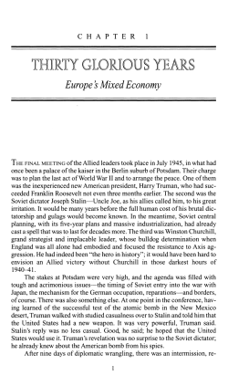 THIRTY GLORIOUS YEAR!