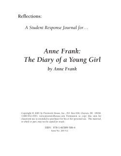 Anne Frank: The Diary of a Young Girl
