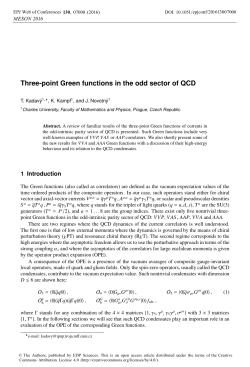 Three-point Green functions in the odd sector of QCD