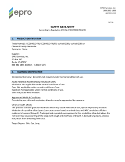 safety data sheet
