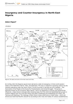 Insurgency and Counter-Insurgency in North-East