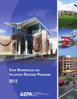 State Brownfields and Voluntary Response Programs Report
