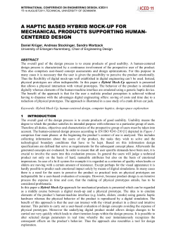 A HAPTIC BASED HYBRID MOCK
