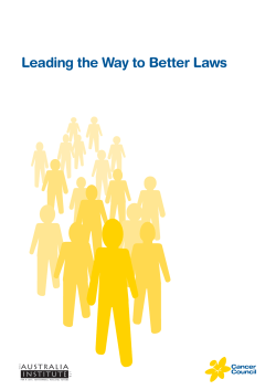 Leading the Way to Better Laws