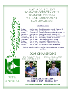 the Quail Creek Qualifier application in PDF format