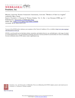 Mexican American Women Grassroots Community