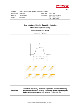PDF Information Hilti Guideline Quality Capability