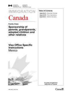 Mexico - Citoyennet&eacute; et Immigration Canada