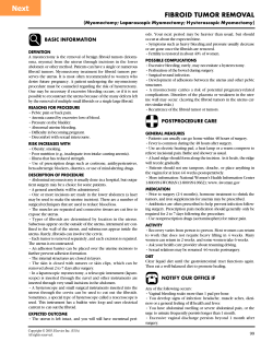 fibroid tumor removal - Trinity Womens Health