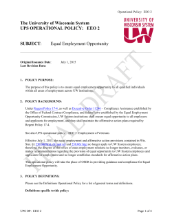 EEO 2 - University of Wisconsin System
