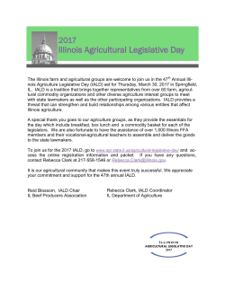 Illinois Agricultural Legislative Day