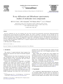 X-ray diffraction and Mo¨ssbauer spectrometry