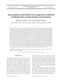 Assessing far-field effects of terrigenous sediment loading in the
