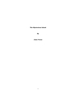The Mysterious Island By Jules Verne