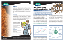 The Effects of Storage Conditions on Seed Shelf Life