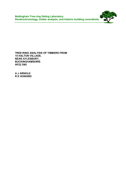 Nottingham Tree-ring Dating Laboratory