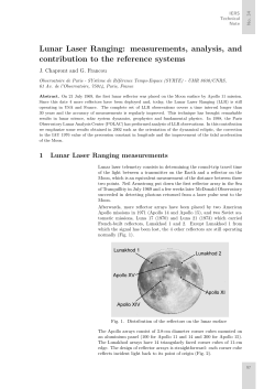 Lunar Laser Ranging: measurements, analysis, and