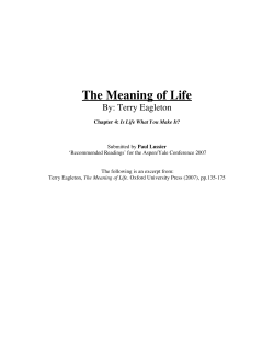 The Meaning of Life