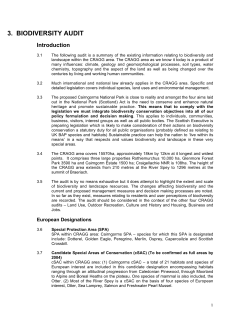 3. biodiversity audit - Scottish Natural Heritage