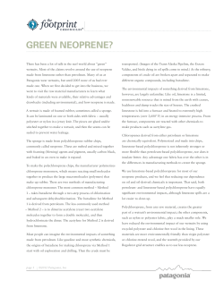 green neoprene?