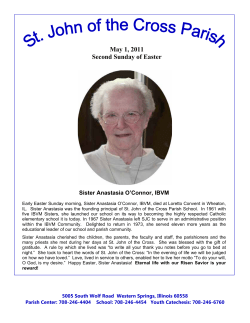 May 1, 2011 Second Sunday of Easter