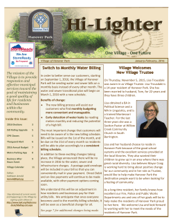 One Future - Village of Hanover Park