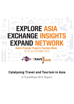 Catalysing Travel and Tourism in Asia