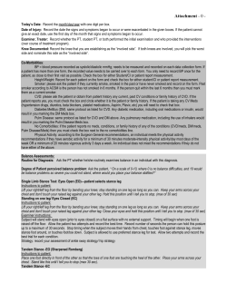 Knee Pain Non-Traumatic Instructions