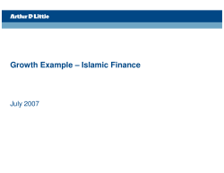 Growth Example &ndash; Islamic Finance