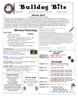 Bulldog Bits - Bullard PTSA