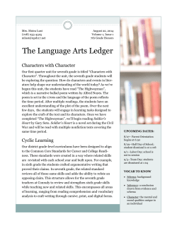 The Language Arts Ledger
