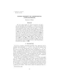 GLOBAL RIGIDITY OF 3-DIMENSIONAL CONE