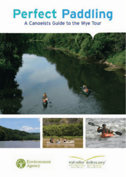 Perfect Paddling, A Canoeists Guide to the River Wye